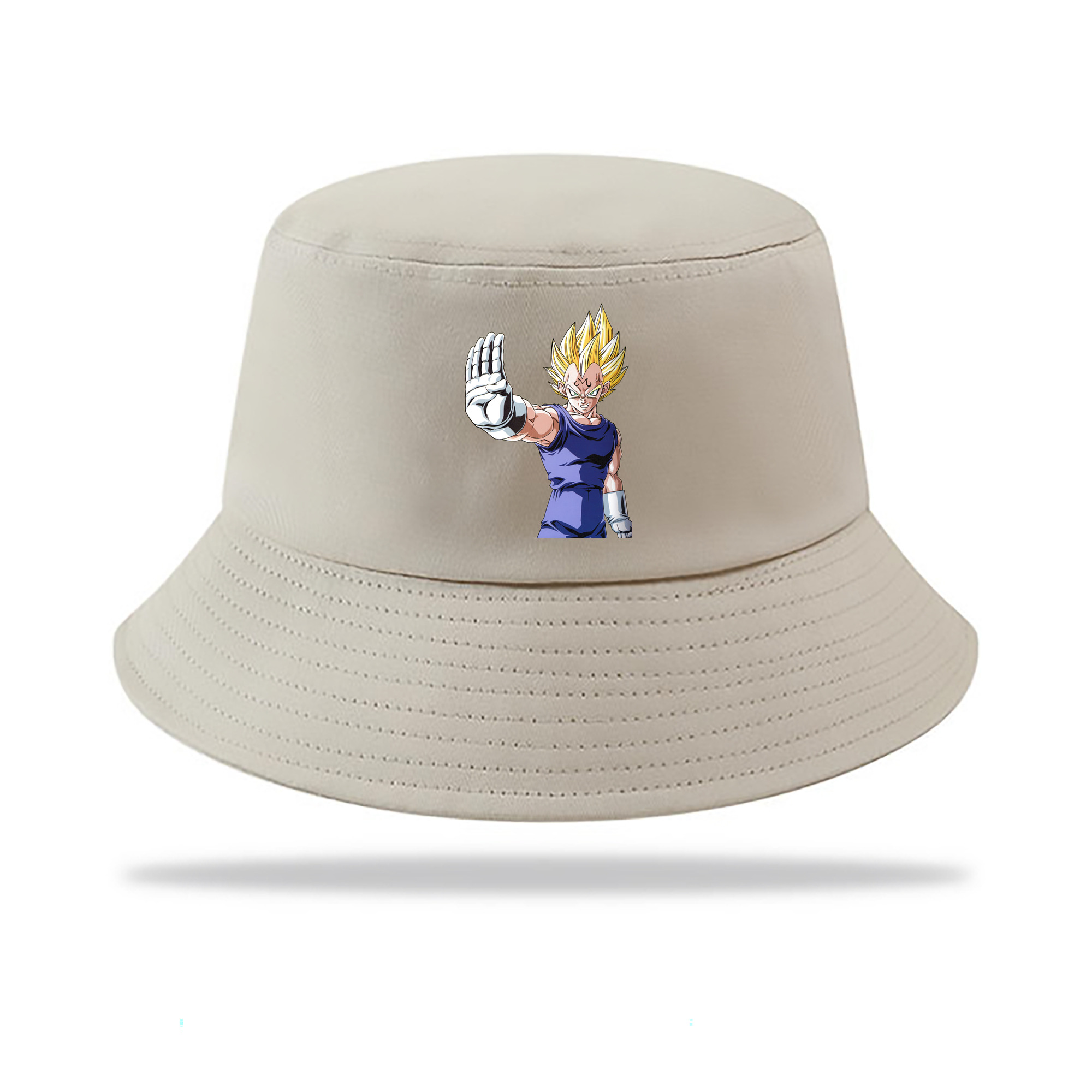 （画像用） ドラゴンボール ベジータ四世（Bejīta Yonsei）DRAGON BALL Vegeta IV アウトドア日除けバケットハット